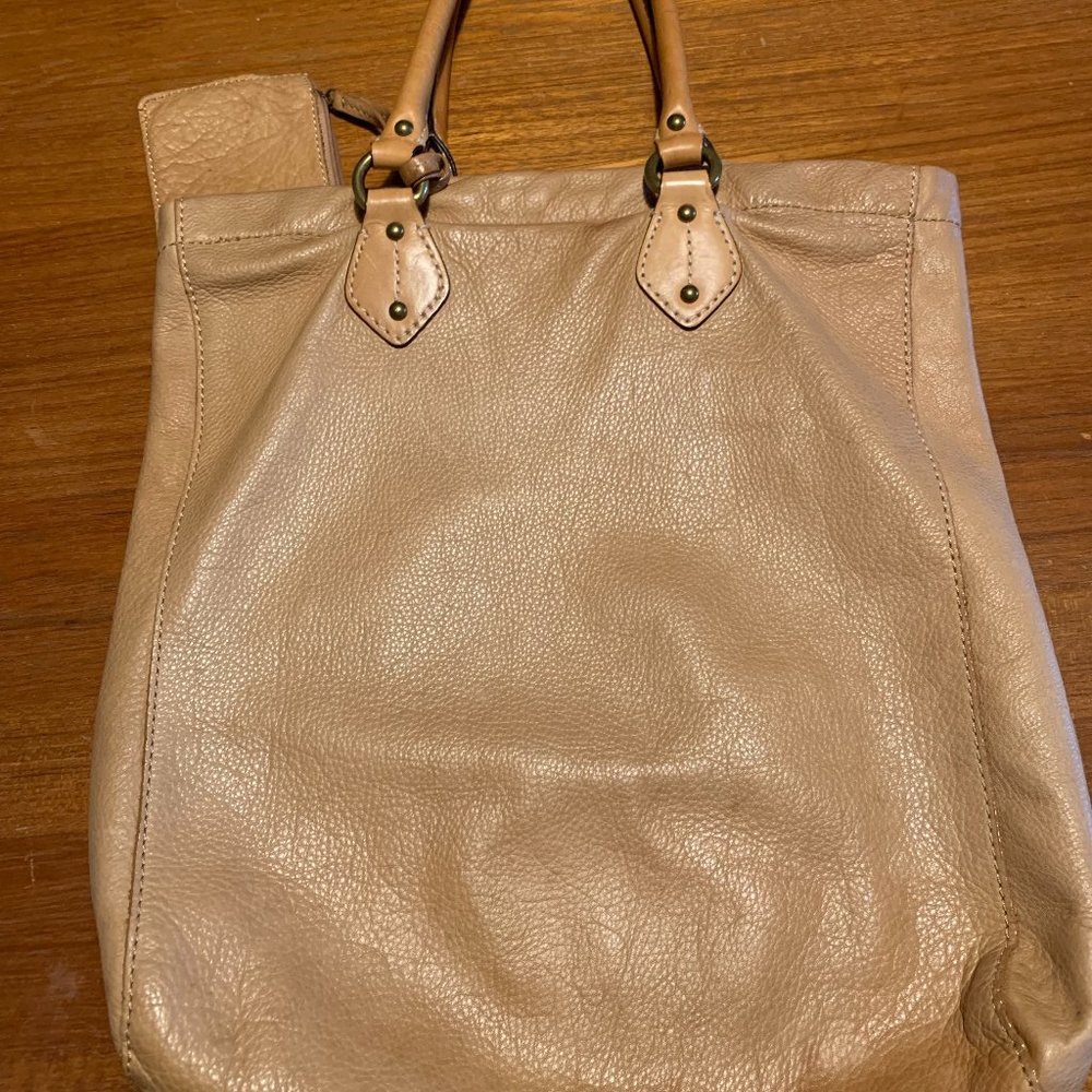 JCrew leather tote
